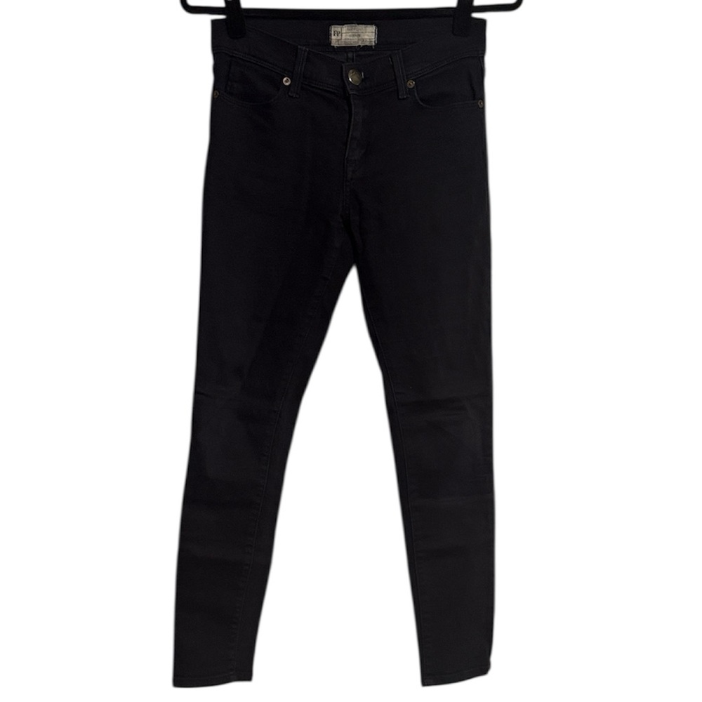 Free People Black Super Skinny Jeans